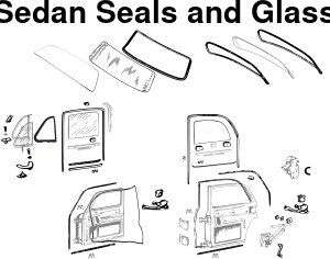 Sedan Seals and Glass
